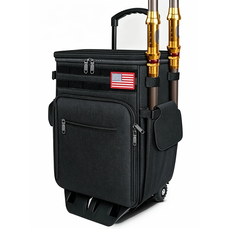 Kühltasche mit Rollen zum Angeln
